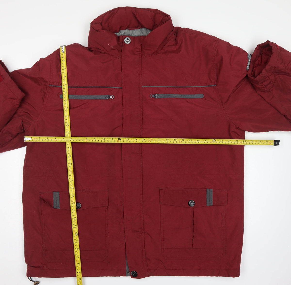 Atlas for Men Men's Red 3XL Hooded Padded Parka Outdoor Jacket