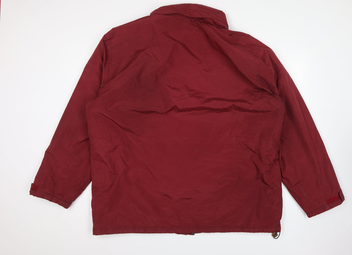 Atlas for Men Men's Red 3XL Hooded Padded Parka Outdoor Jacket