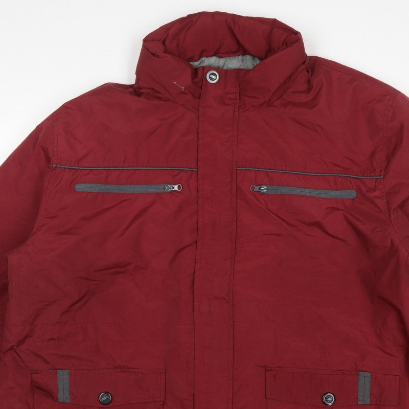 Atlas for Men Men's Red 3XL Hooded Padded Parka Outdoor Jacket