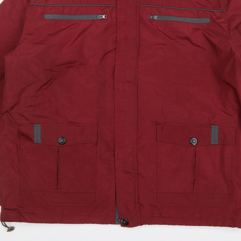 Atlas for Men Men's Red 3XL Hooded Padded Parka Outdoor Jacket