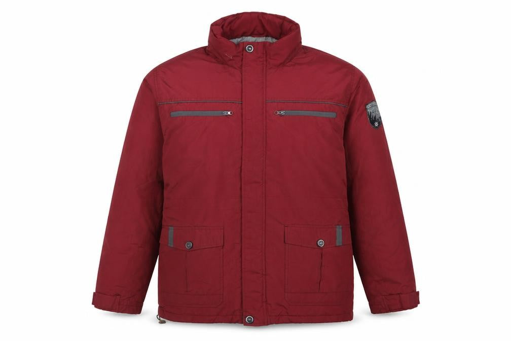 Atlas for Men Men's Red 3XL Hooded Padded Parka Outdoor Jacket
