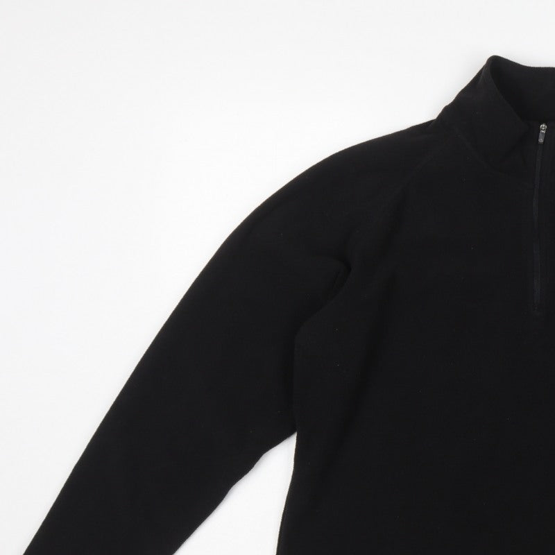 Craghoppers Women Black UK 16 Half Zip Fleece Pullover Sweatshirt