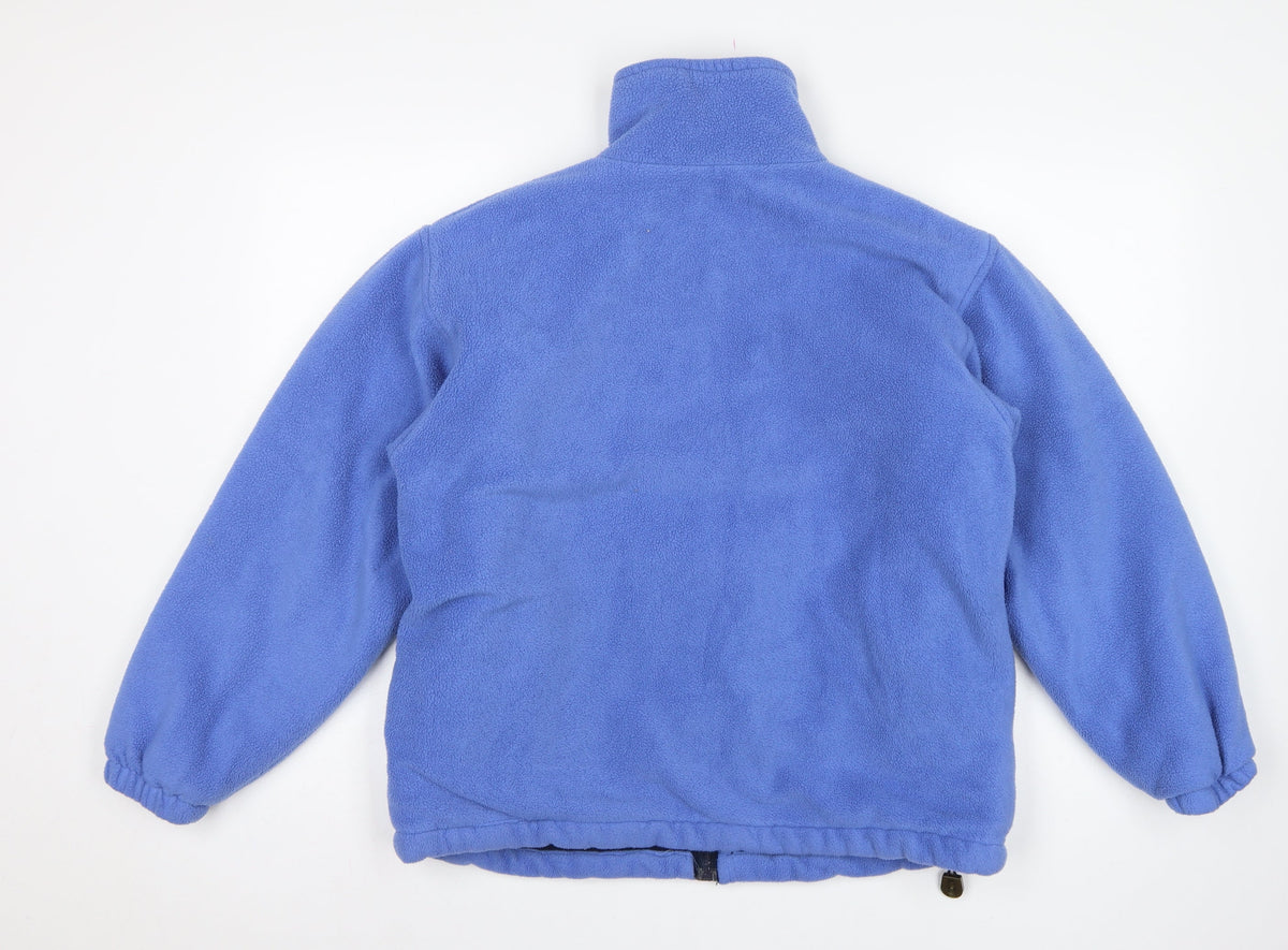 Bronte Men’s Blue M Fleece Full Zip Outdoor Jacket Made in England