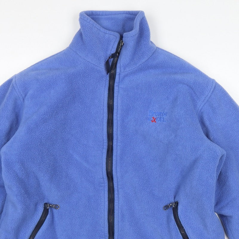 Bronte Men’s Blue M Fleece Full Zip Outdoor Jacket Made in England