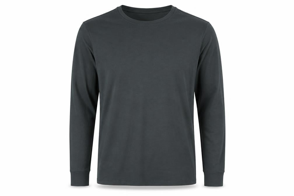 Marks and Spencer Men’s Black Large Thermal Long Sleeve Crew Neck T-Shirt