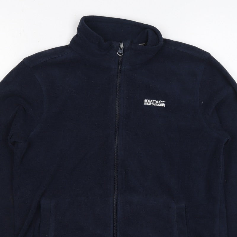 Regatta Boys Blue 11-12 Years Fleece Full Zip Outdoor Jacket