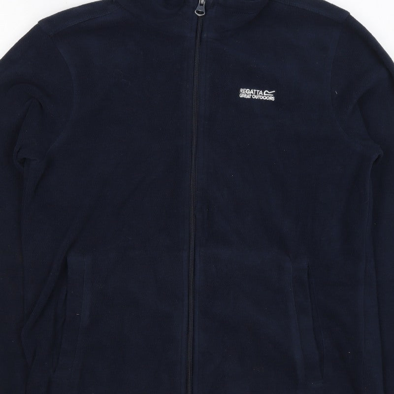 Regatta Boys Blue 11-12 Years Fleece Full Zip Outdoor Jacket