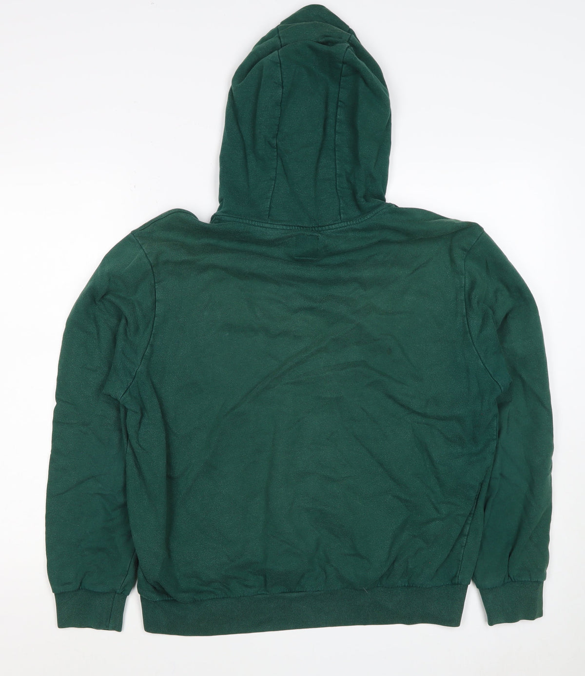 Vans Men’s Green M Pullover Hoodie Logo Cotton Kangaroo Pocket