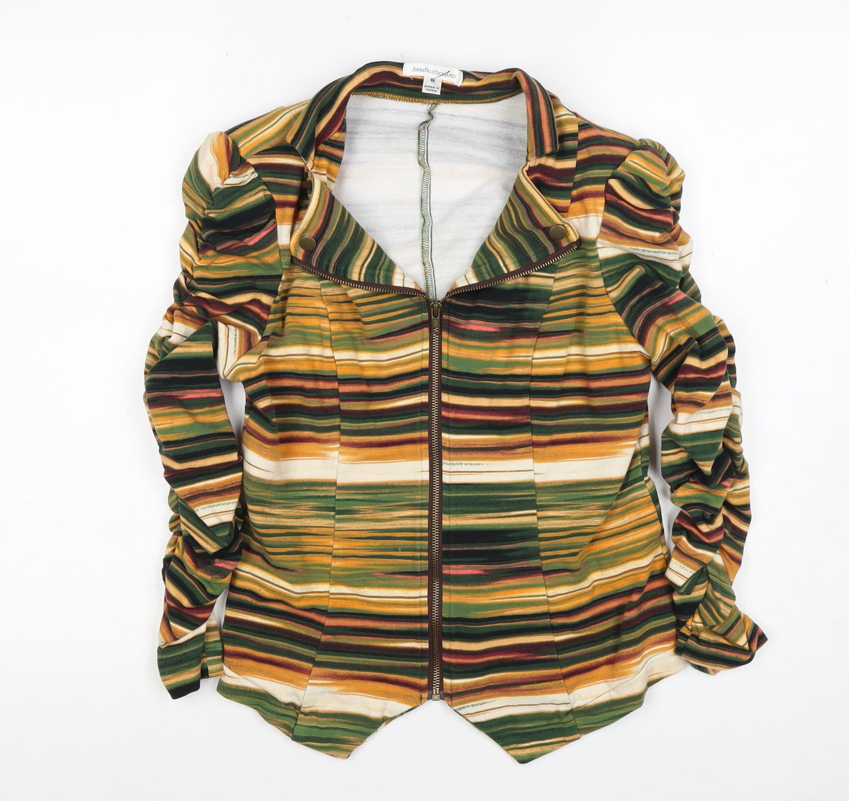 John Paul Richard Women’s Multicoloured M Striped Full Zip Sweatshirt