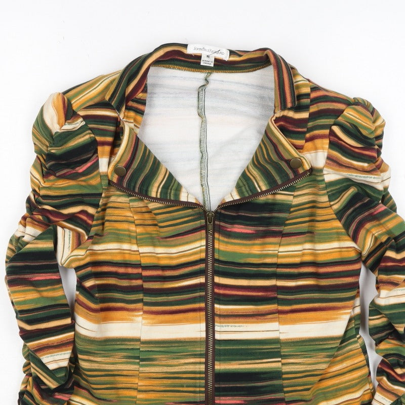 John Paul Richard Women’s Multicoloured M Striped Full Zip Sweatshirt