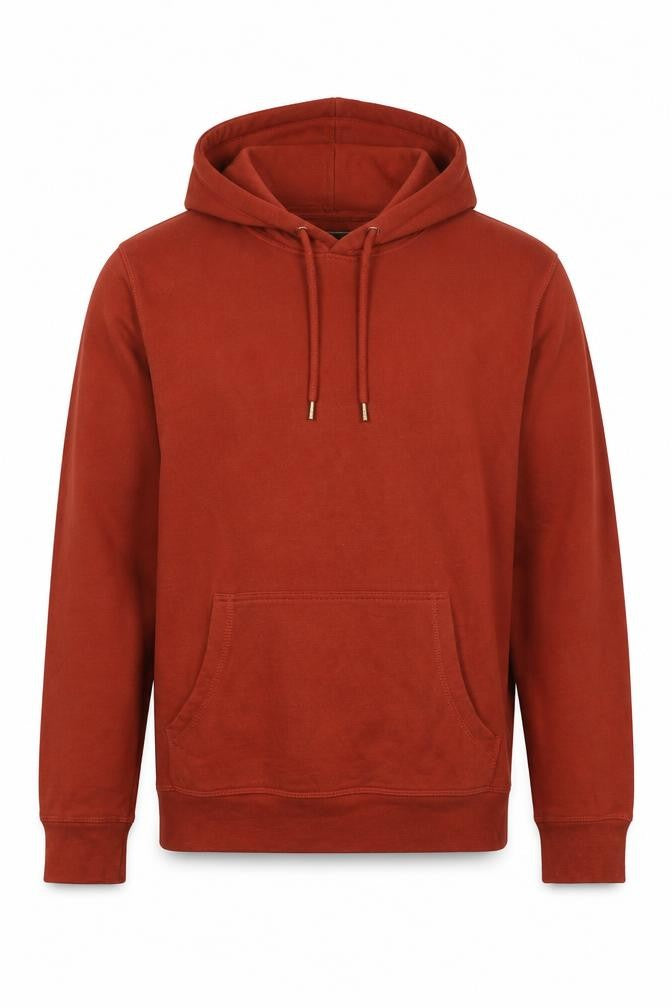 Red Herring Men’s Orange Small Pullover Hooded Fleece Hoodie