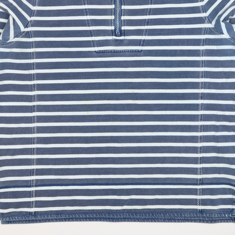 The Iconic Airlie Women’s Blue Stripe Half Zip Tunic Sweatshirt UK 12