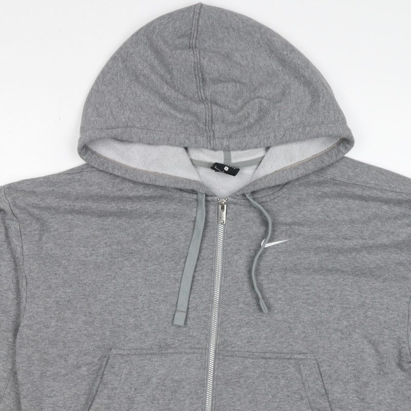 Nike Women’s Grey S Full Zip Dri-FIT Swoosh Hooded Hoodie