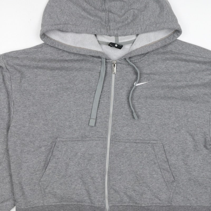 Nike Women’s Grey S Full Zip Dri-FIT Swoosh Hooded Hoodie
