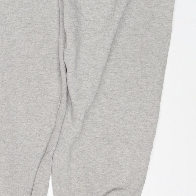 Let's Frams... Women Grey M Jogger Sweatpants Drawstring