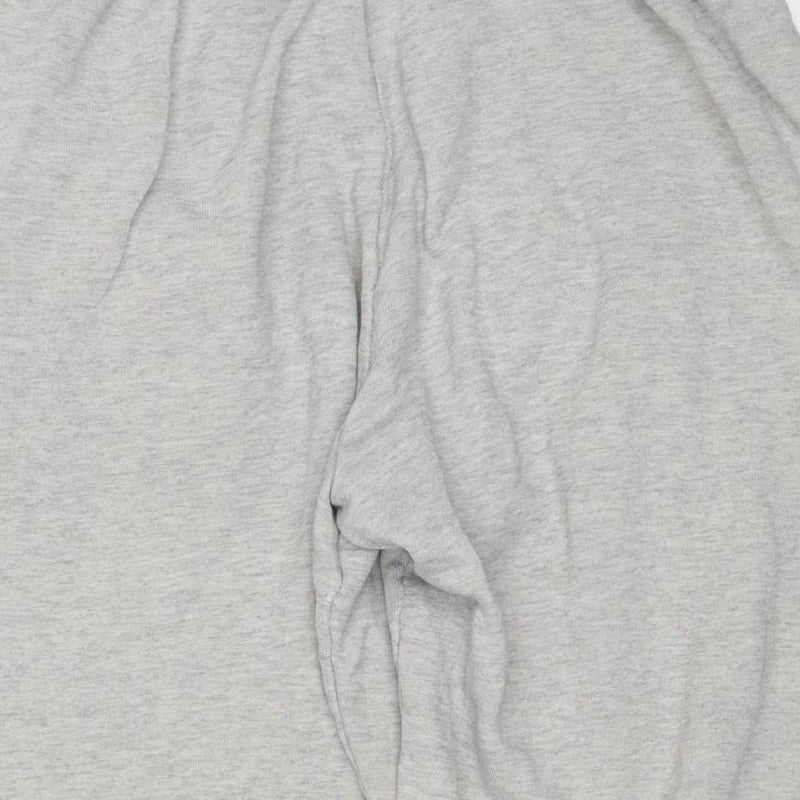 Let's Frams... Women Grey M Jogger Sweatpants Drawstring