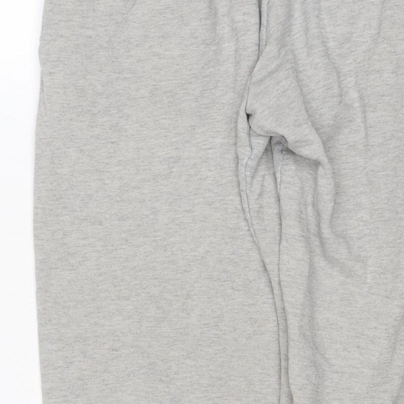 Let's Frams... Women Grey M Jogger Sweatpants Drawstring