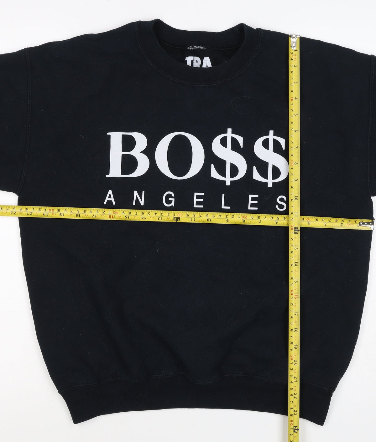Trash Men’s Black M Pullover Sweatshirt BOSS Angeles Graphic Print