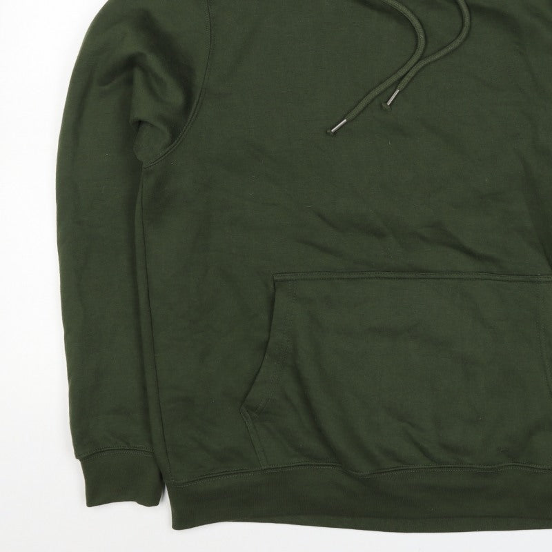 Carson Men’s Green XL Pullover Hooded Fleece Hoodie Pockets