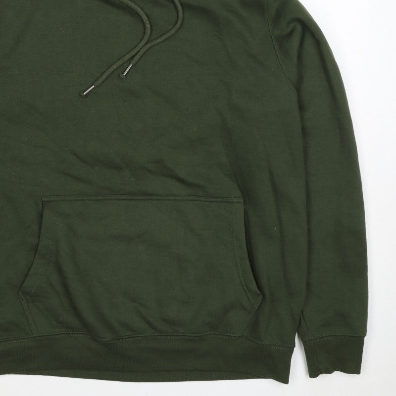 Carson Men’s Green XL Pullover Hooded Fleece Hoodie Pockets