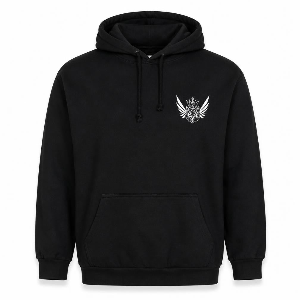 Stars & Stripes Mens Black L Pullover Graphic Print Hoodie