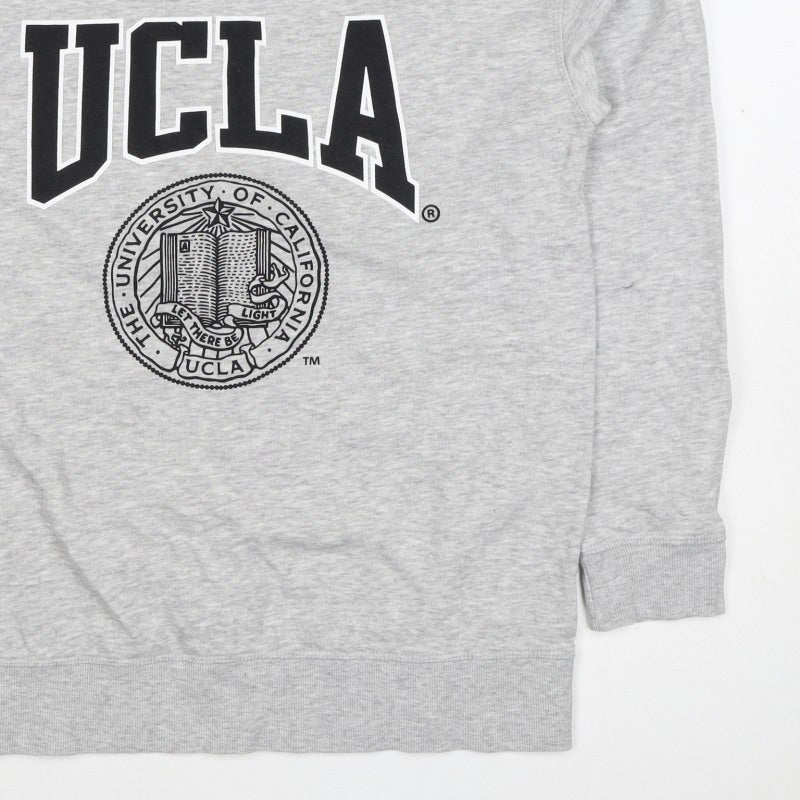 H&M Women’s Grey S UCLA University Logo Crew Neck Sweatshirt