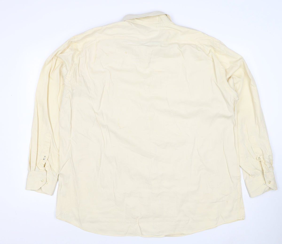 Tommy Hilfiger Men Ivory XL Classic Button-Down Long Sleeve Shirt