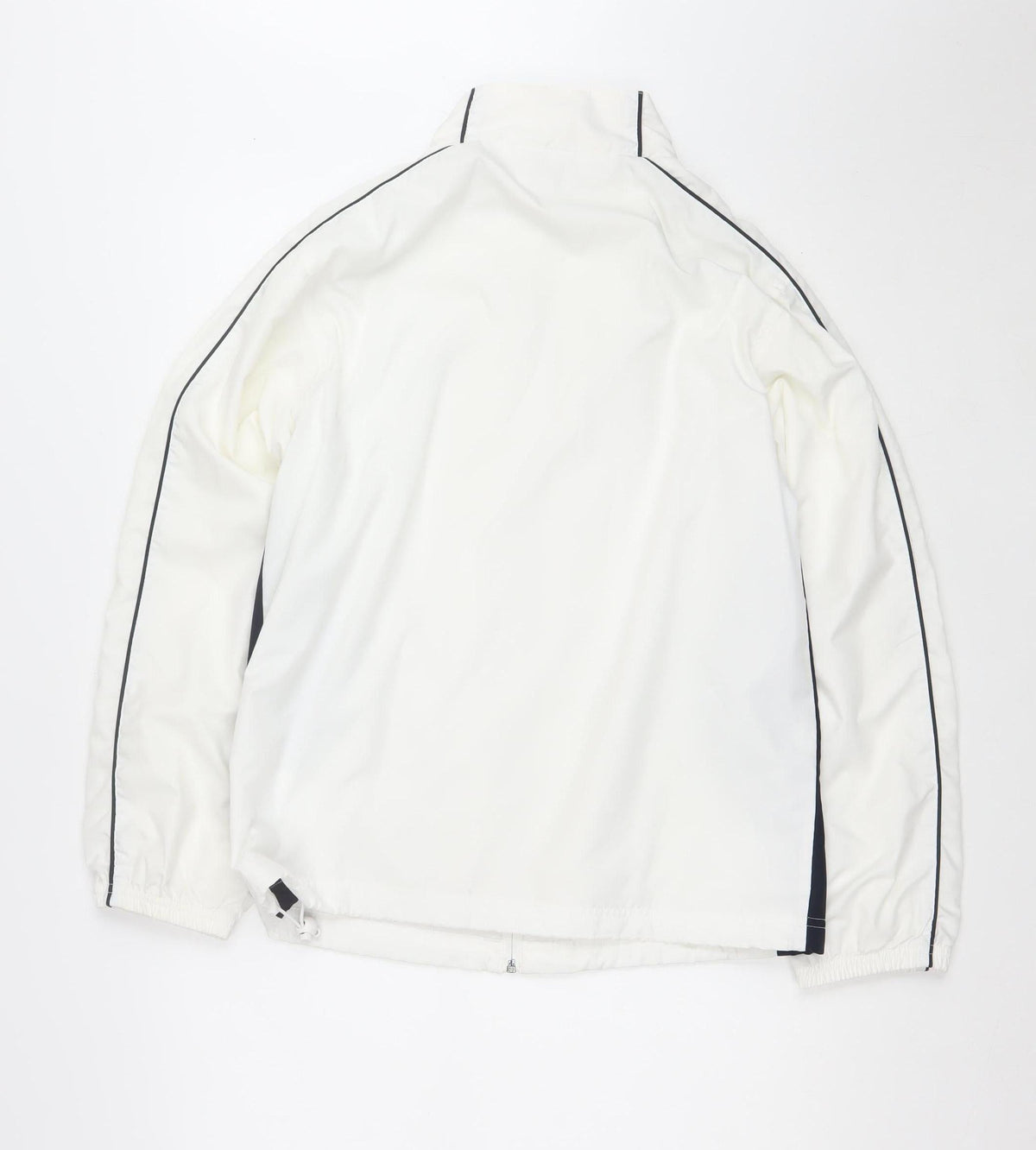 Reebok Women's White & Black UK 14 Track Jacket Full Zip
