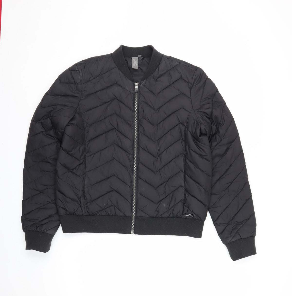 Sweaty Betty Unisex Adults Black S Quilted Padded Bomber Jacket