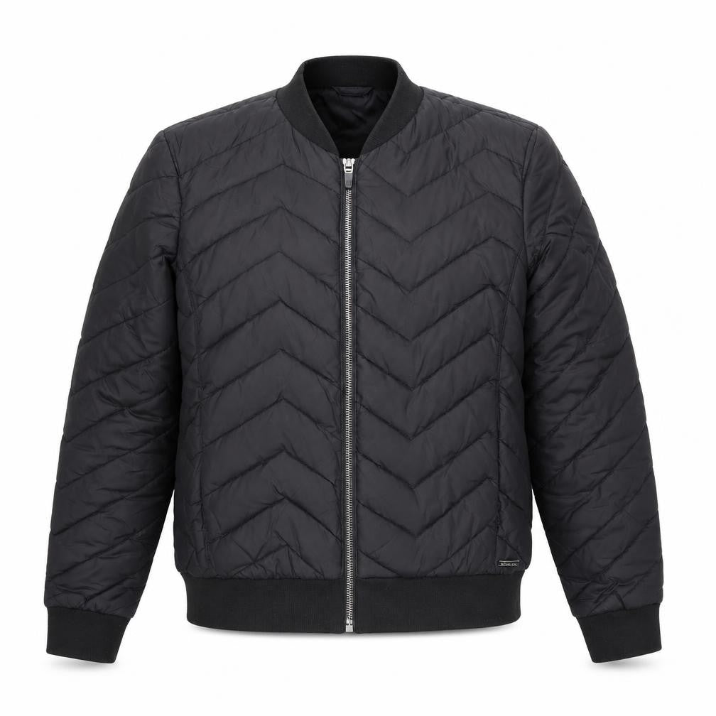 Sweaty Betty Unisex Adults Black S Quilted Padded Bomber Jacket