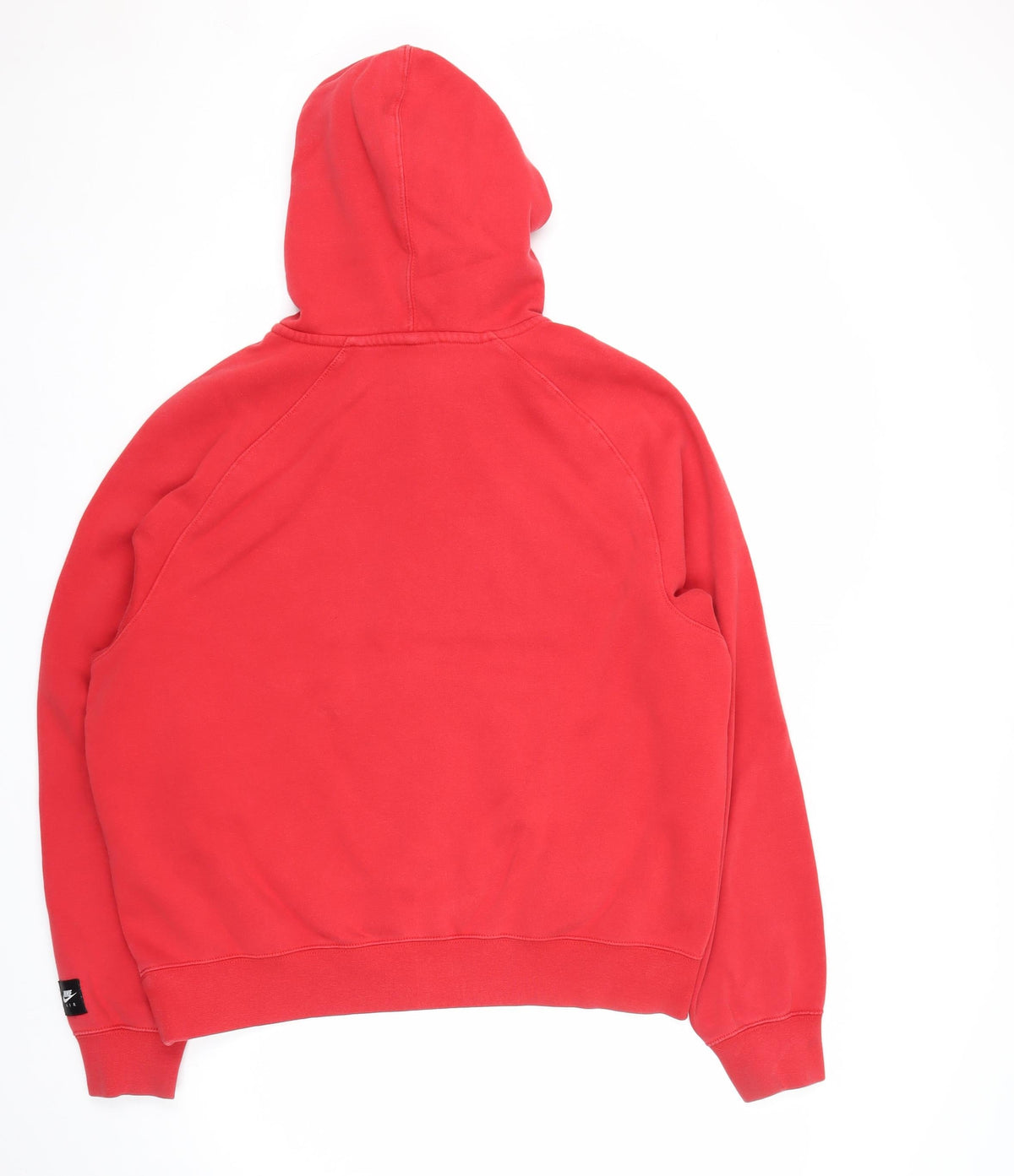 Nike Air Men’s Red M Pullover Hoodie Logo Graphic Fleece