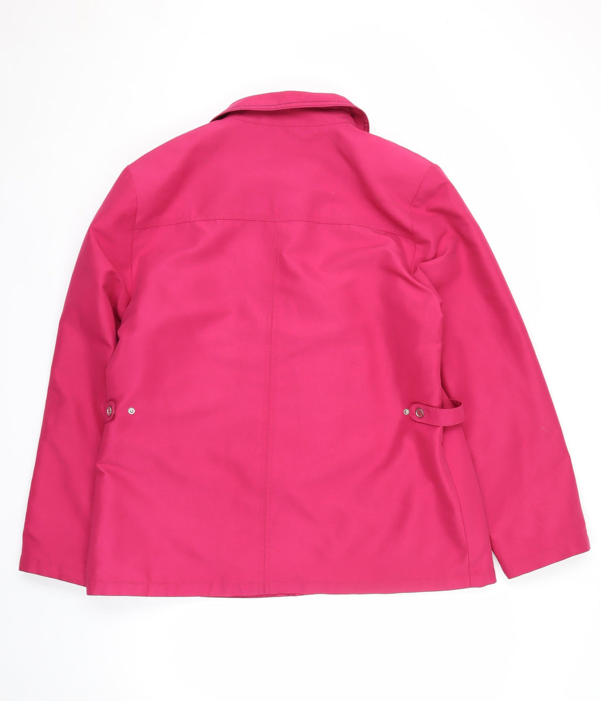 EWM Women's Pink Size 16 Basic Jacket Collared Full Zip