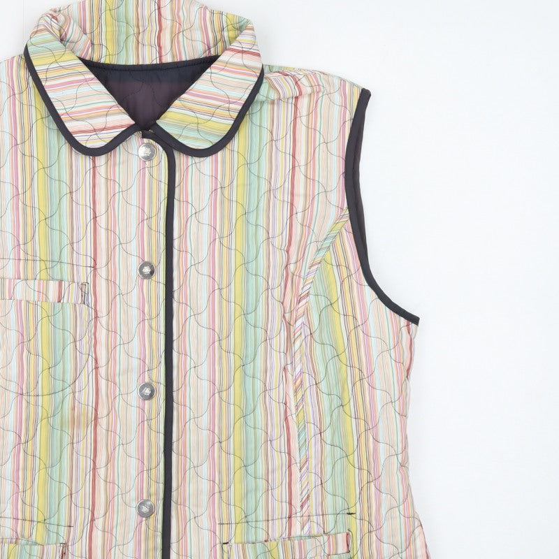 Concept UK Women’s Multicoloured UK 16 Quilted Padded Waistcoat