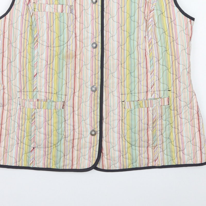 Concept UK Women’s Multicoloured UK 16 Quilted Padded Waistcoat