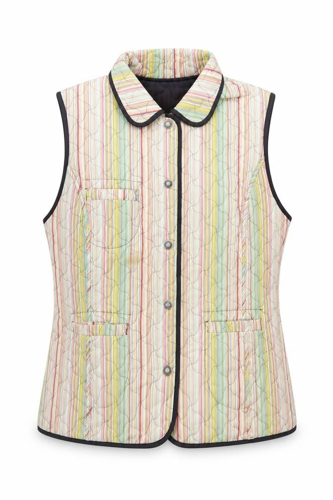 Concept UK Women’s Multicoloured UK 16 Quilted Padded Waistcoat