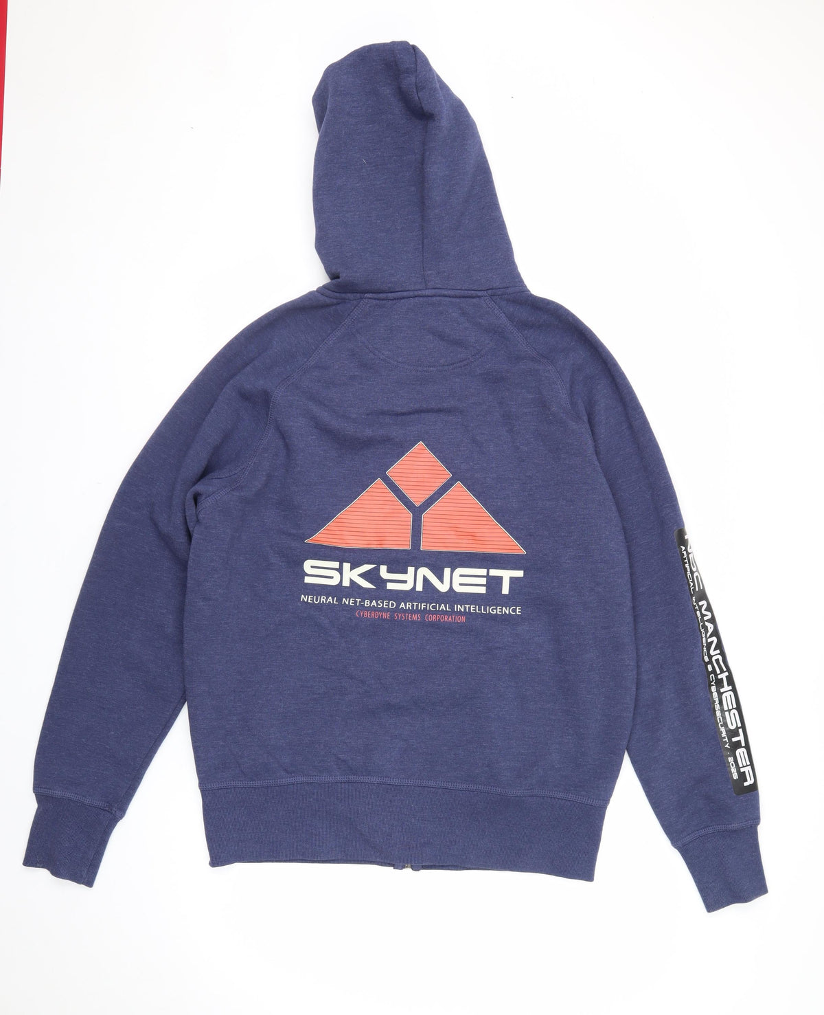 NDC Conferences Men's Blue L Skynet Terminator Full Zip Hoodie