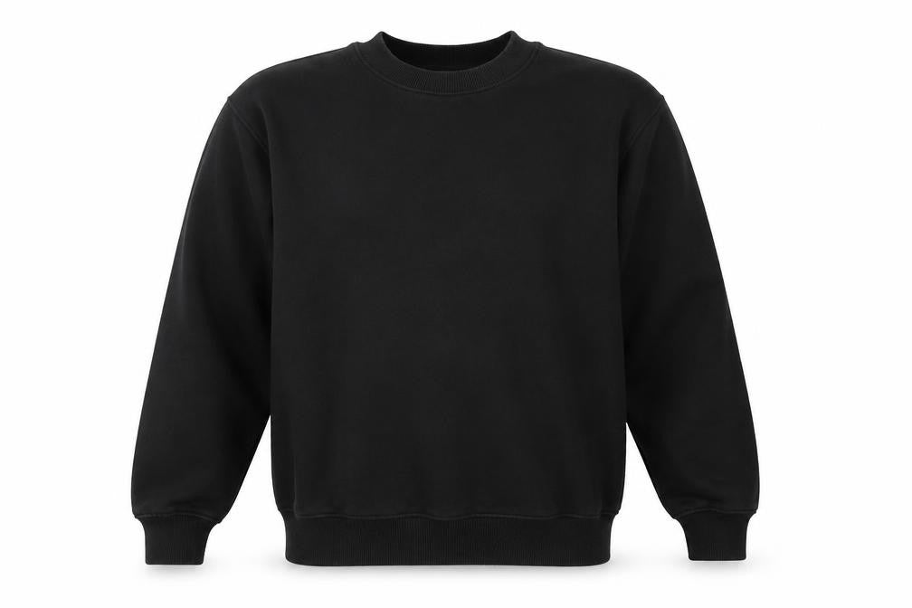 Next Men’s Black L Crew Neck Pullover Fleece Sweatshirt