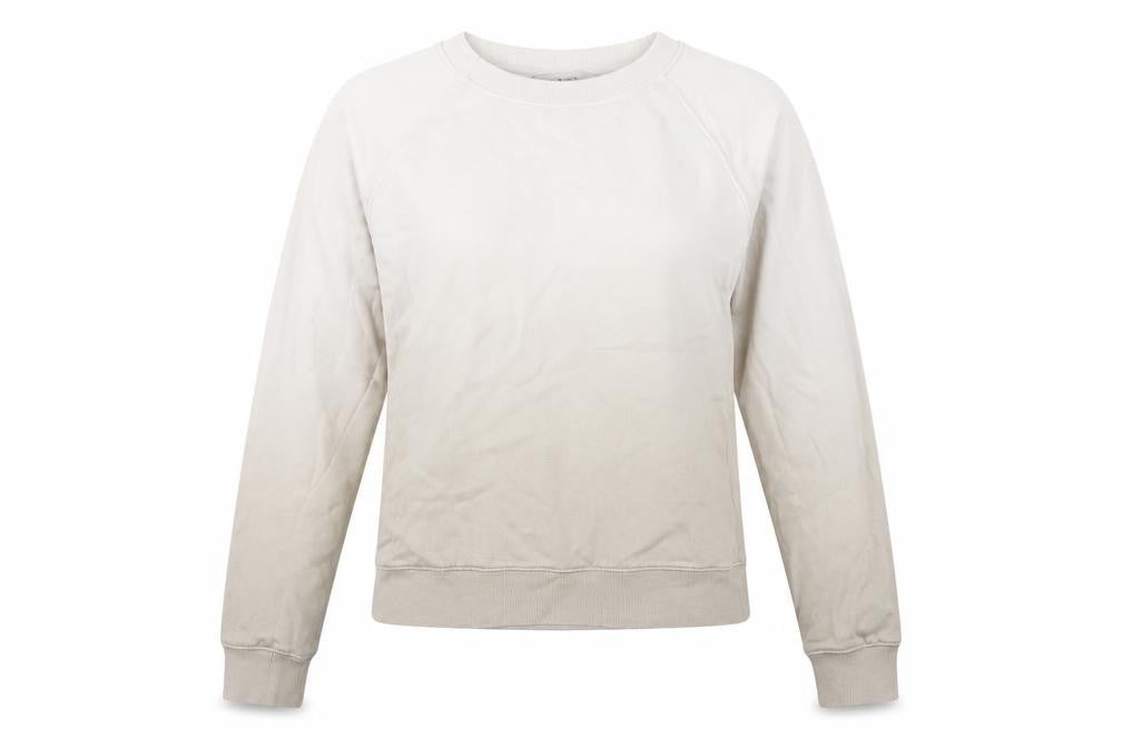 M&S Women’s Brown Mix XS Cotton Raglan Crew Neck Pullover Sweatshirt