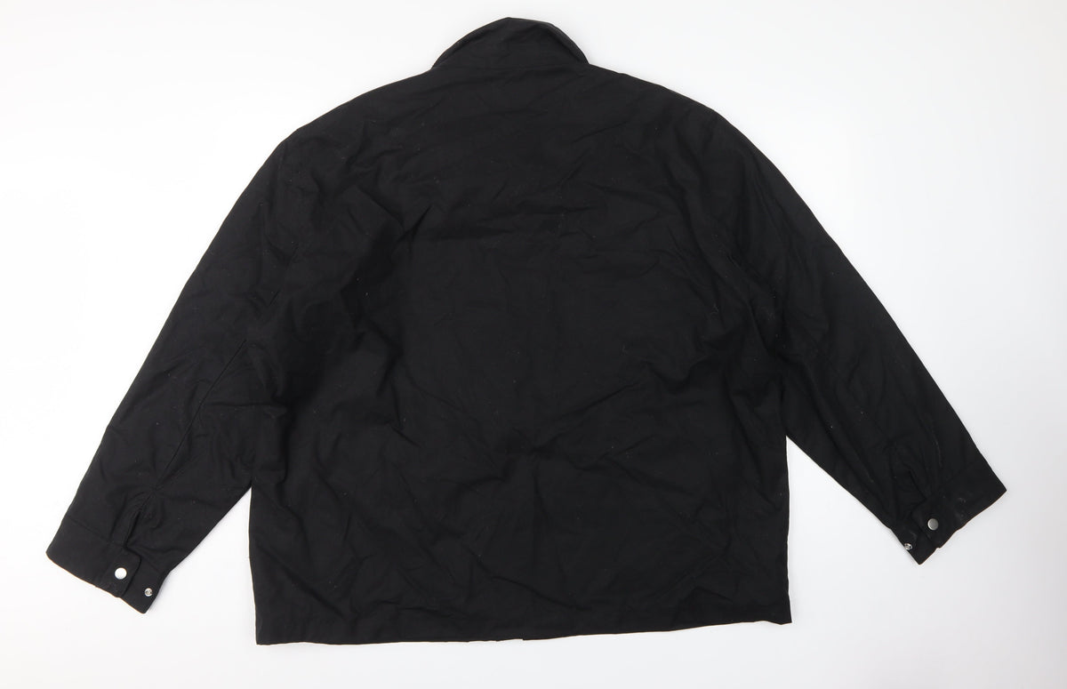 Marks & Spencer Men’s Black 2XL Military Cotton Lined Jacket