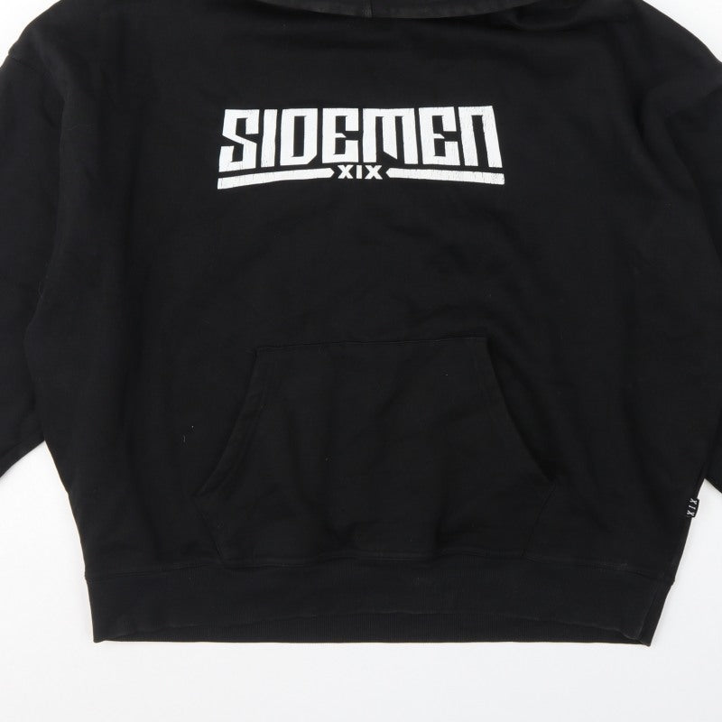 SDMN Sidemen XIX Men’s Black XL Pullover Logo Hoodie