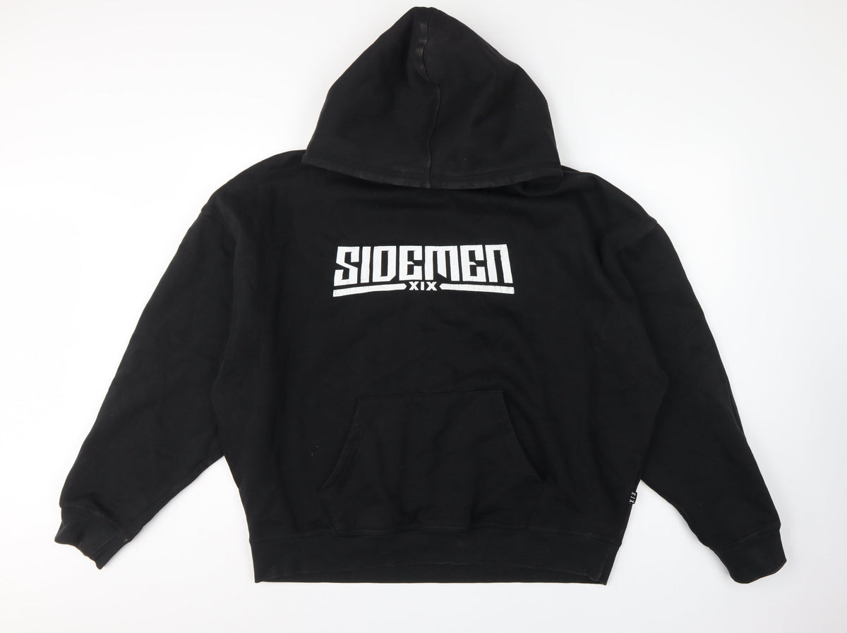 SDMN Sidemen XIX Men’s Black XL Pullover Logo Hoodie