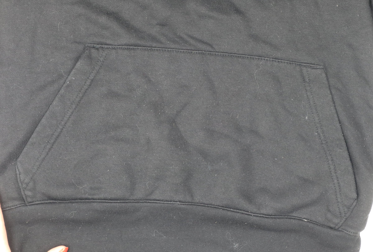 Slazenger Men's Black S Pullover Hoodie Logo Kangaroo Pocket