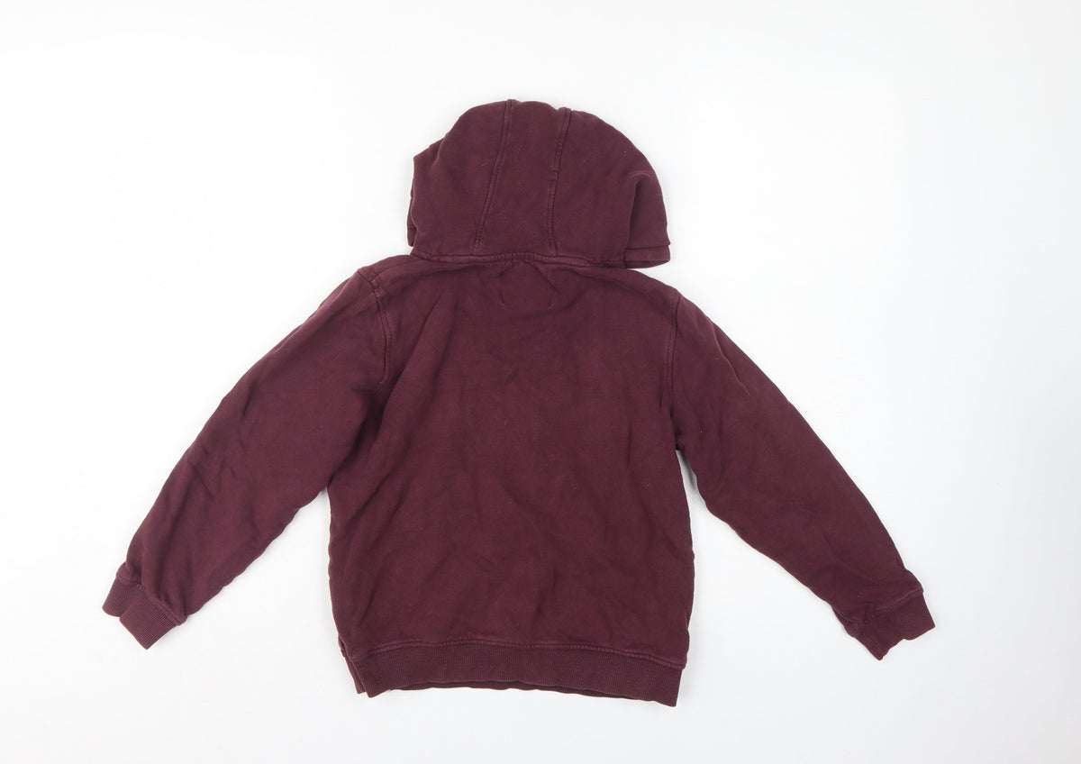 Animal Girls Brown 9-10 Years Pullover Hoodie Embroidered Logo