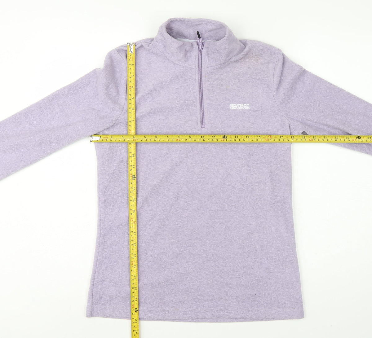 Regatta Women Purple UK 10 Pullover 1/4 Zip Fleece Sweatshirt Hiking