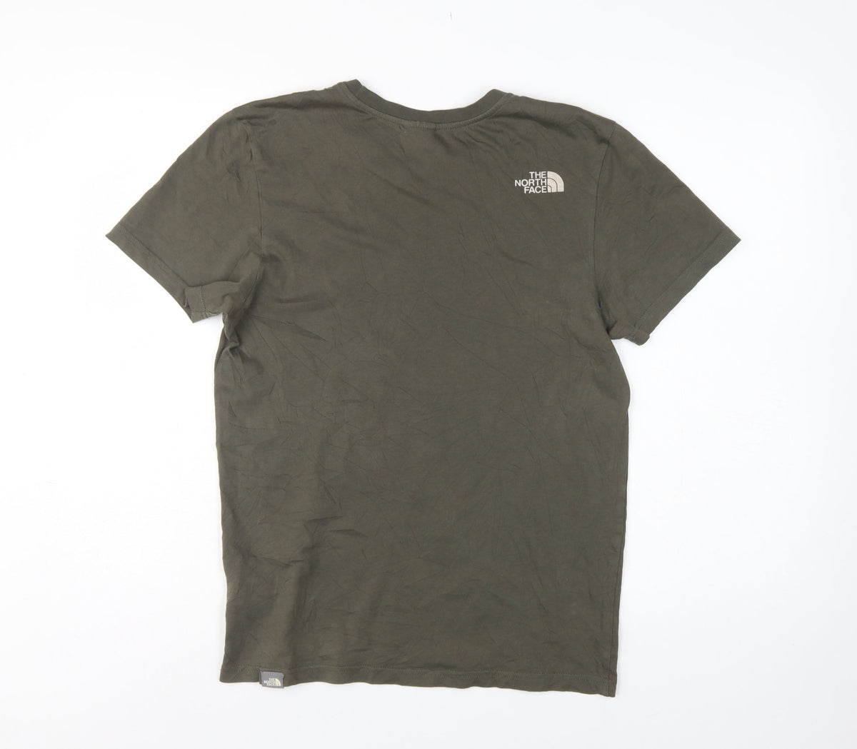 The North Face Men’s Green Small Logo Cotton Crew Neck T-Shirt