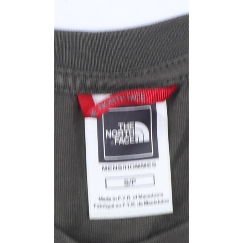 The North Face Men’s Green Small Logo Cotton Crew Neck T-Shirt