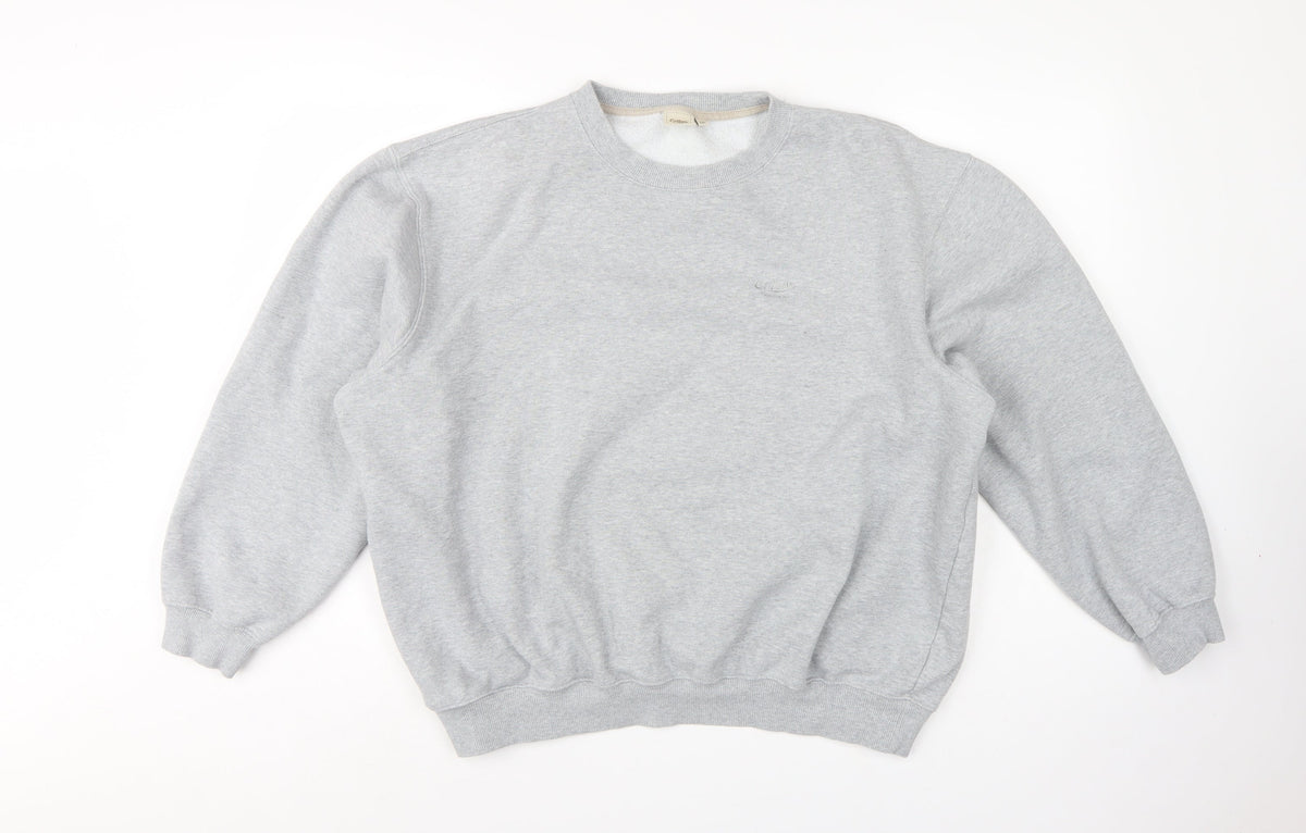 Cotton Traders Women’s Grey Marl 2XL Pullover Crew Neck Sweatshirt