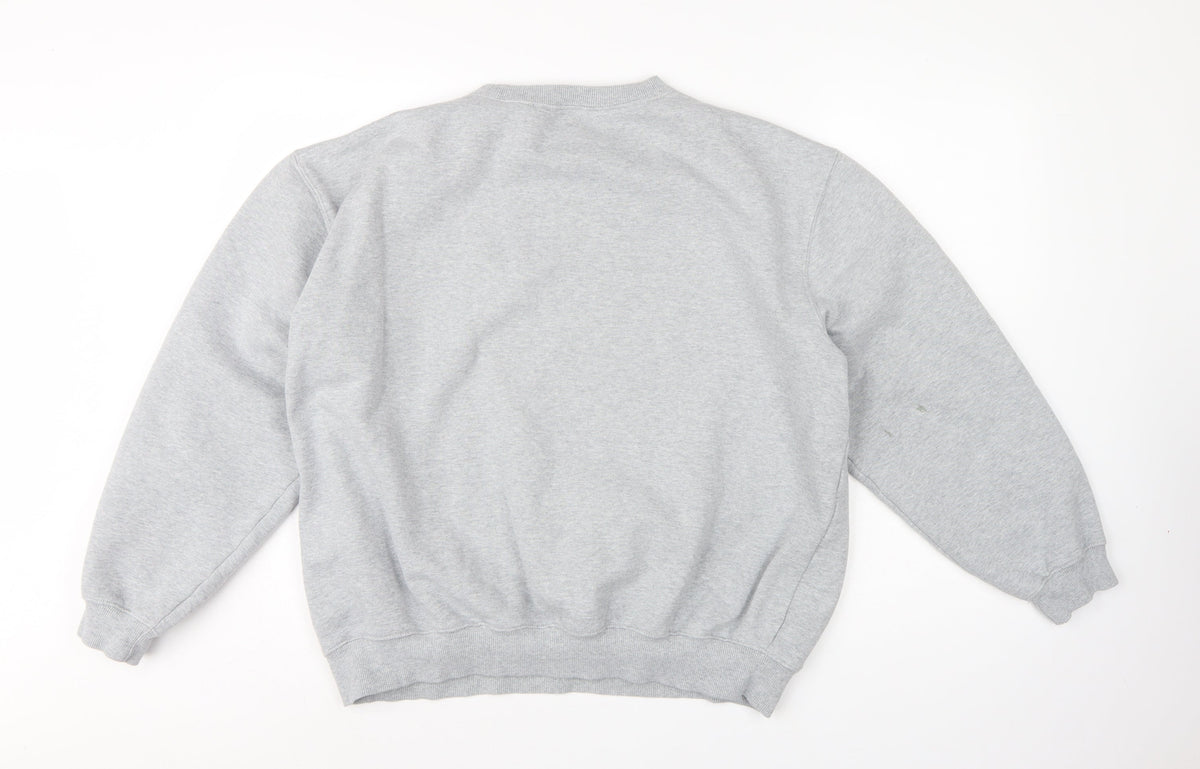 Cotton Traders Women’s Grey Marl 2XL Pullover Crew Neck Sweatshirt
