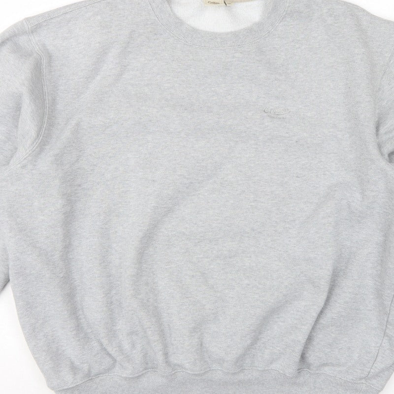 Cotton Traders Women’s Grey Marl 2XL Pullover Crew Neck Sweatshirt
