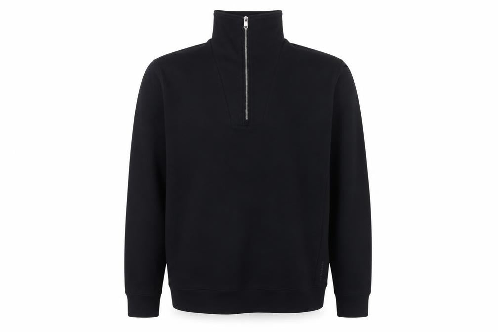 Autograph Men’s Black XL Quarter Zip High Neck Sweatshirt